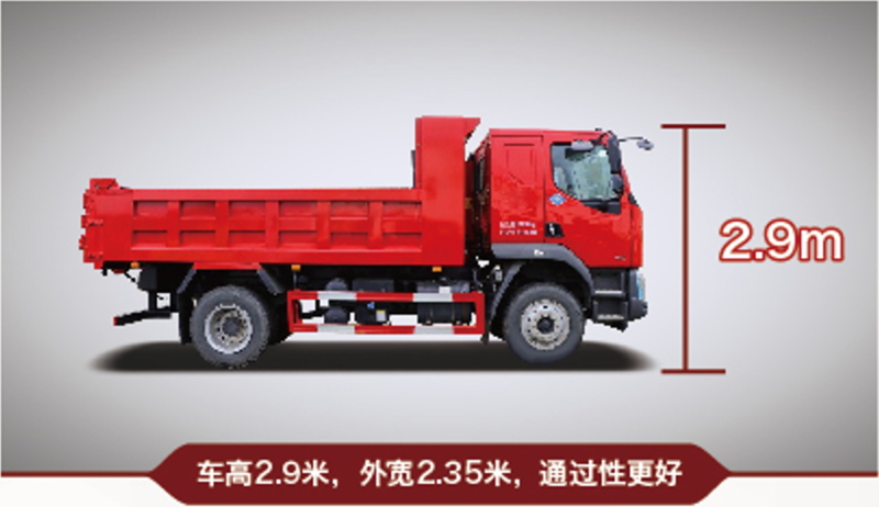 元览科普：国六乘龙M3 4×2自卸车，基建运输好伙伴
