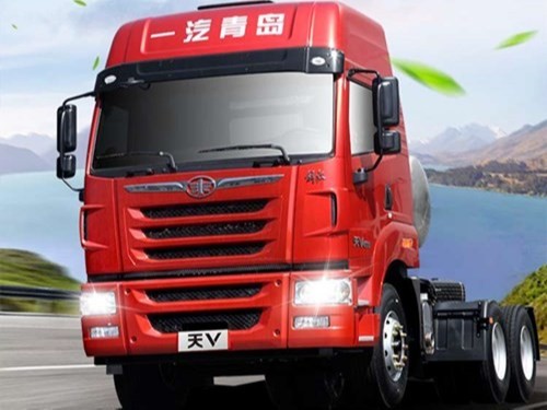 元览品鉴：青岛解放天V牵引车，省气又省心，开上Ta真能赚!